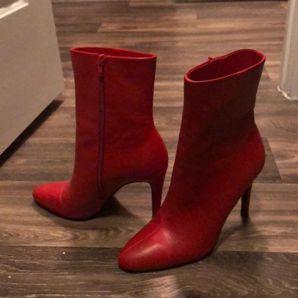Feisty red hot boots